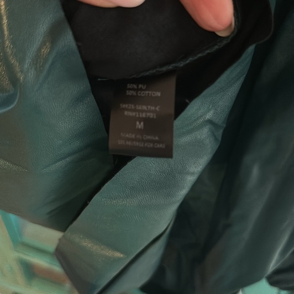 Karlie Pleather Ruffle Top - Picture 6 of 6